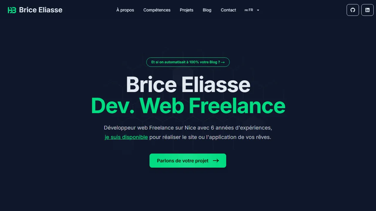 brice-eliasse.com - AI SEO Article Generator for Next.js Sites screenshot