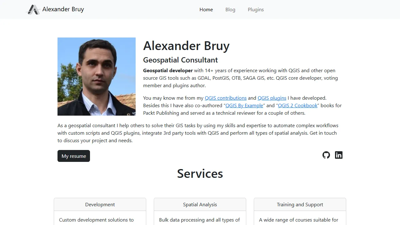 bruy.me - QGIS Plugins to Enhance GIS Functionality screenshot