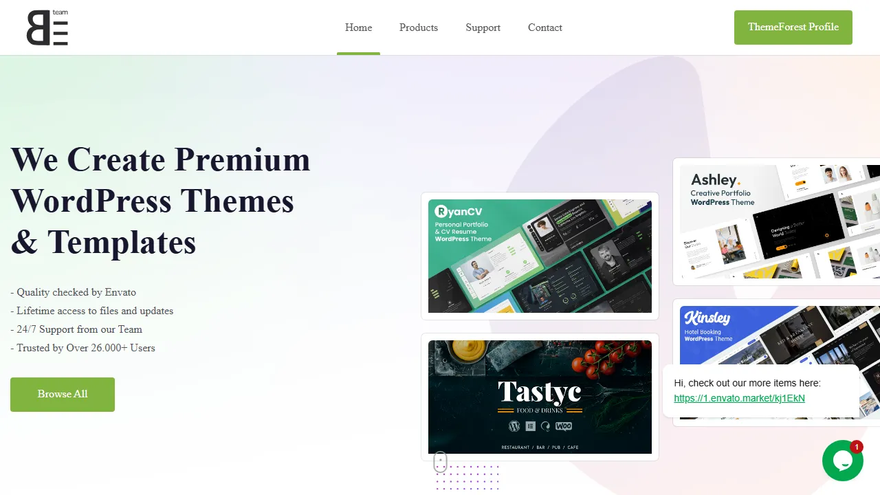 bslthemes.com - Premium Website Templates and Themes screenshot