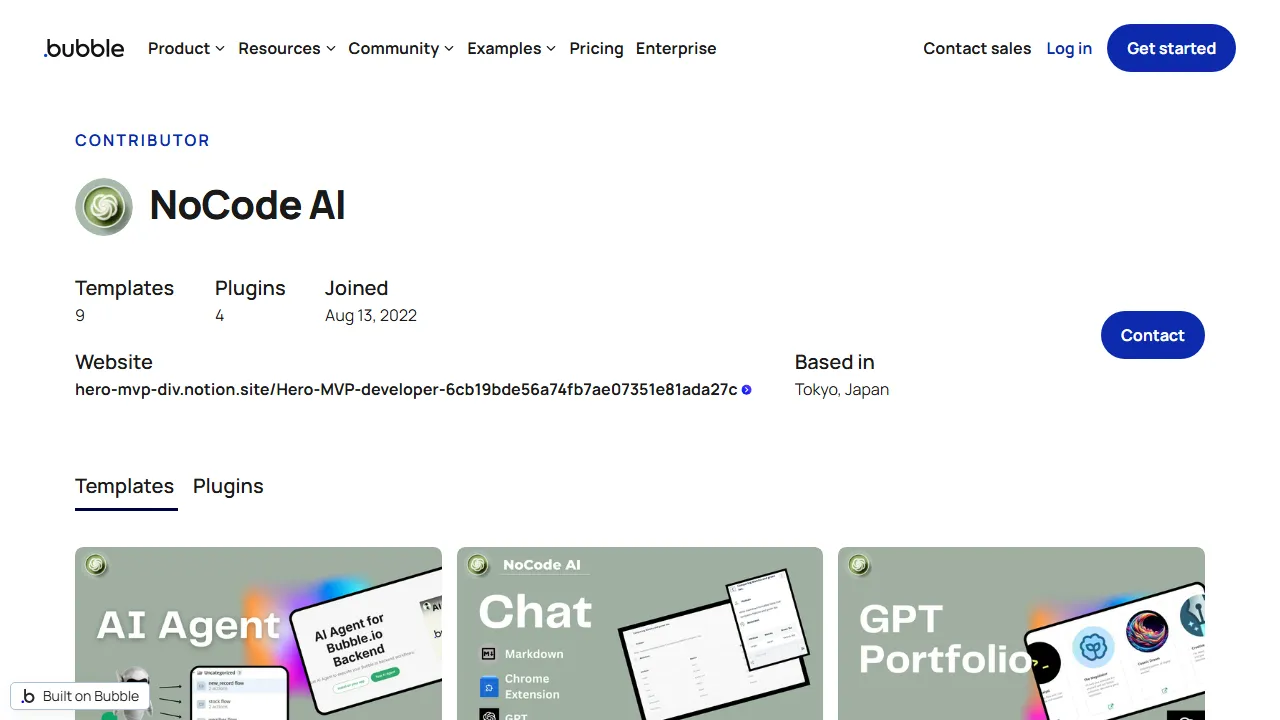 bubble.io - No Code App Builder - Development Platform screenshot