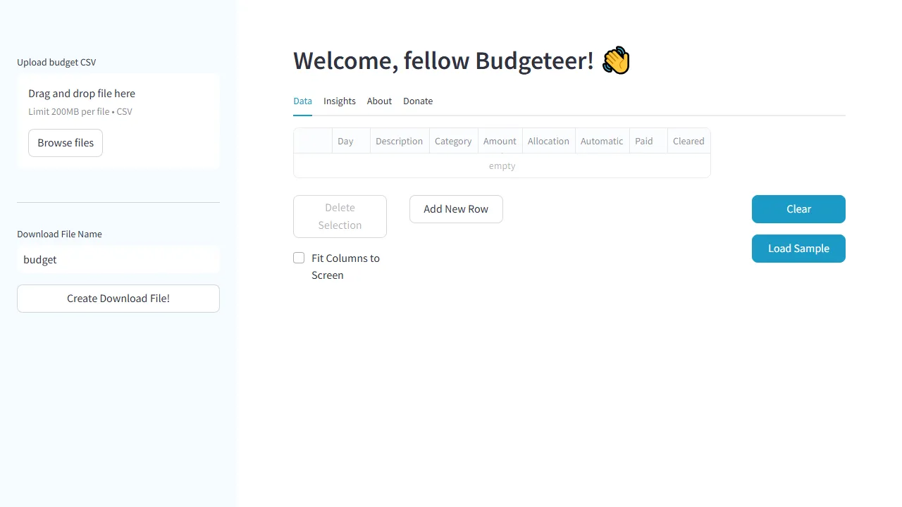 budgeteer-djcehbomzq-uc.a.run.app - User-Friendly Budgeting Software Solution screenshot