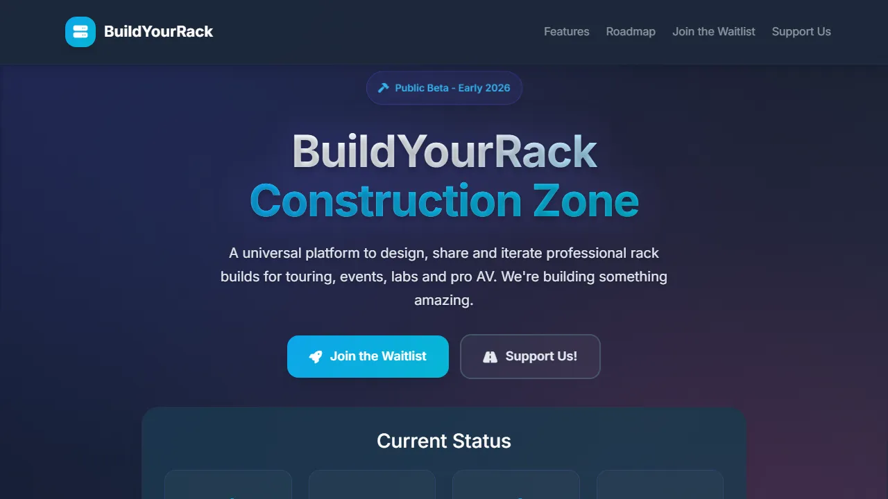 buildyourrackapp.com - DIY Rack Building Platform Online screenshot