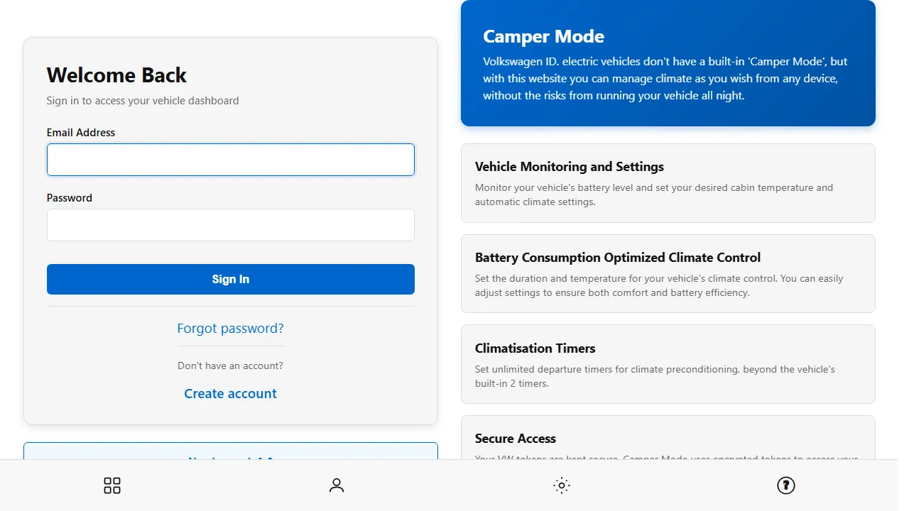 campermode.eu - Support Travel Planning and Hosting screenshot