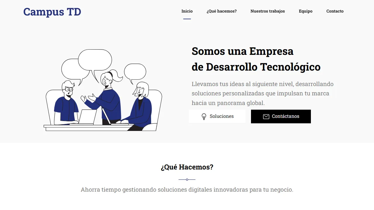 campustd.mx - Adaptive Software Development Solutions for Digital screenshot
