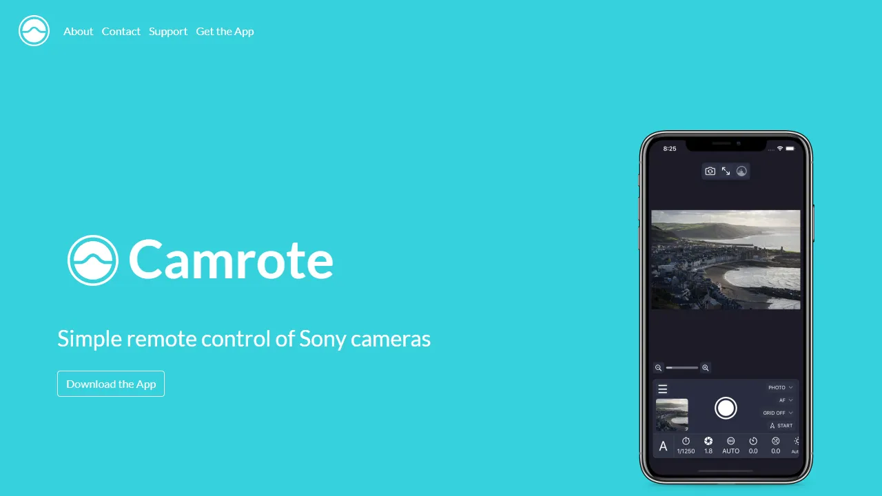 camrote.app - Remote Camera Control App for iPhones screenshot