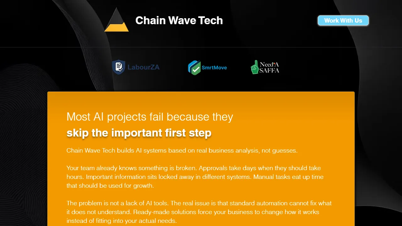 chain-wave.com - Online Shopping Scam and Fraud Detection screenshot