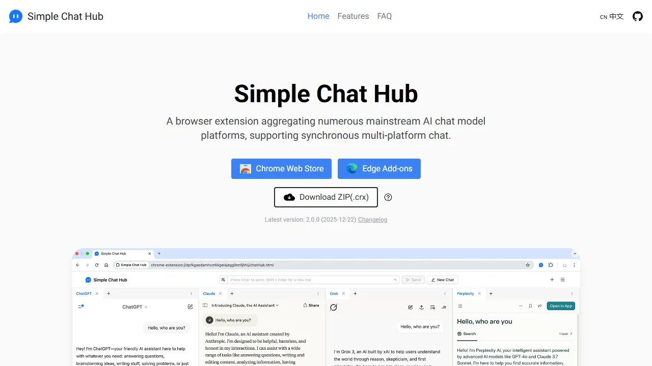 chathub.aipilot.cc - AI Chatbot Online - Artificial Intelligence Chat screenshot