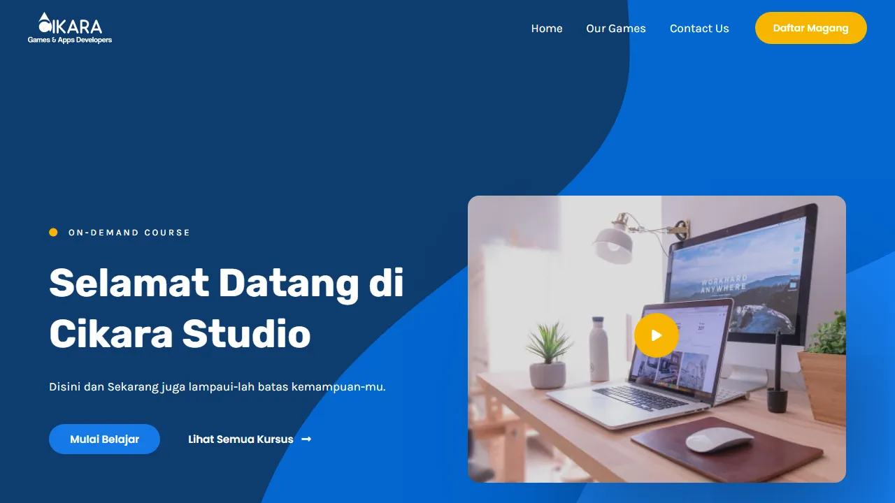 cikarastudio.com - Game Creation Software for Unity Game Development screenshot