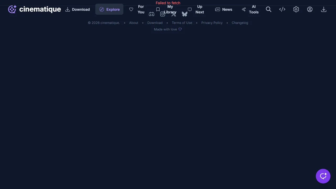 cinematique-937561832045.us-west1.run.app - Modern Movie and TV Show Tracker screenshot