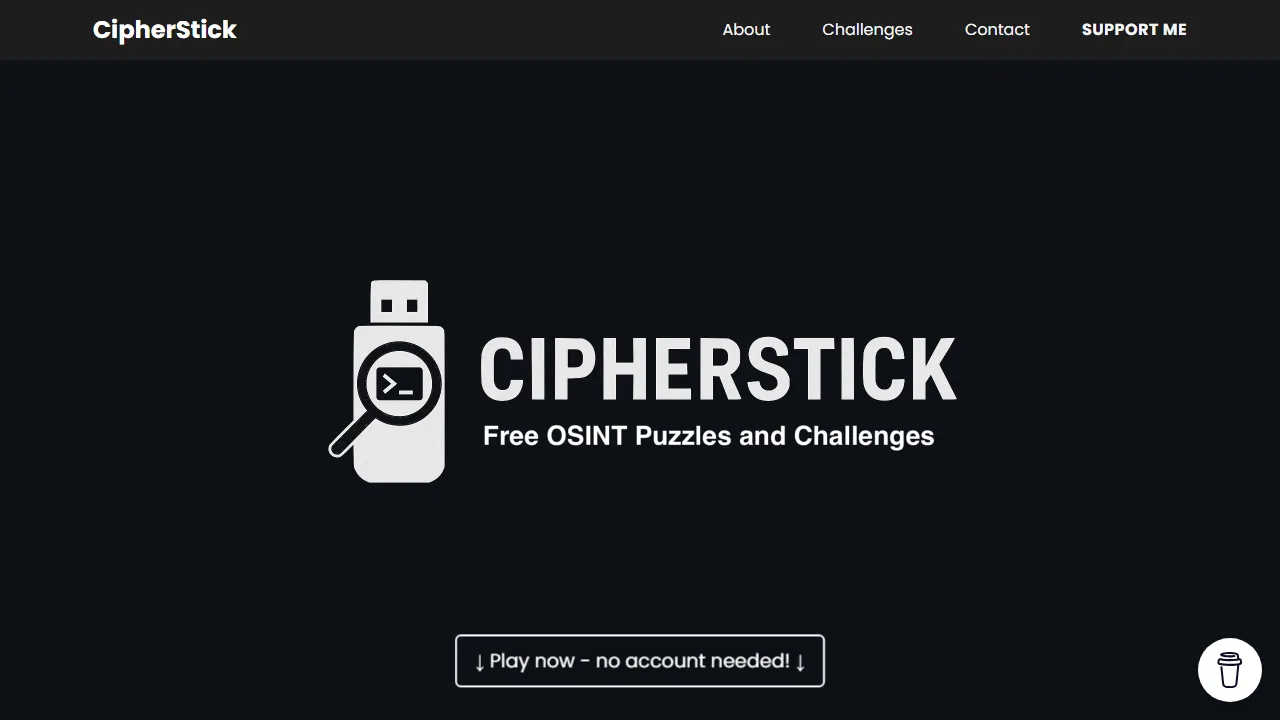 cipherstick.tech - Coding Challenges for Python and More screenshot