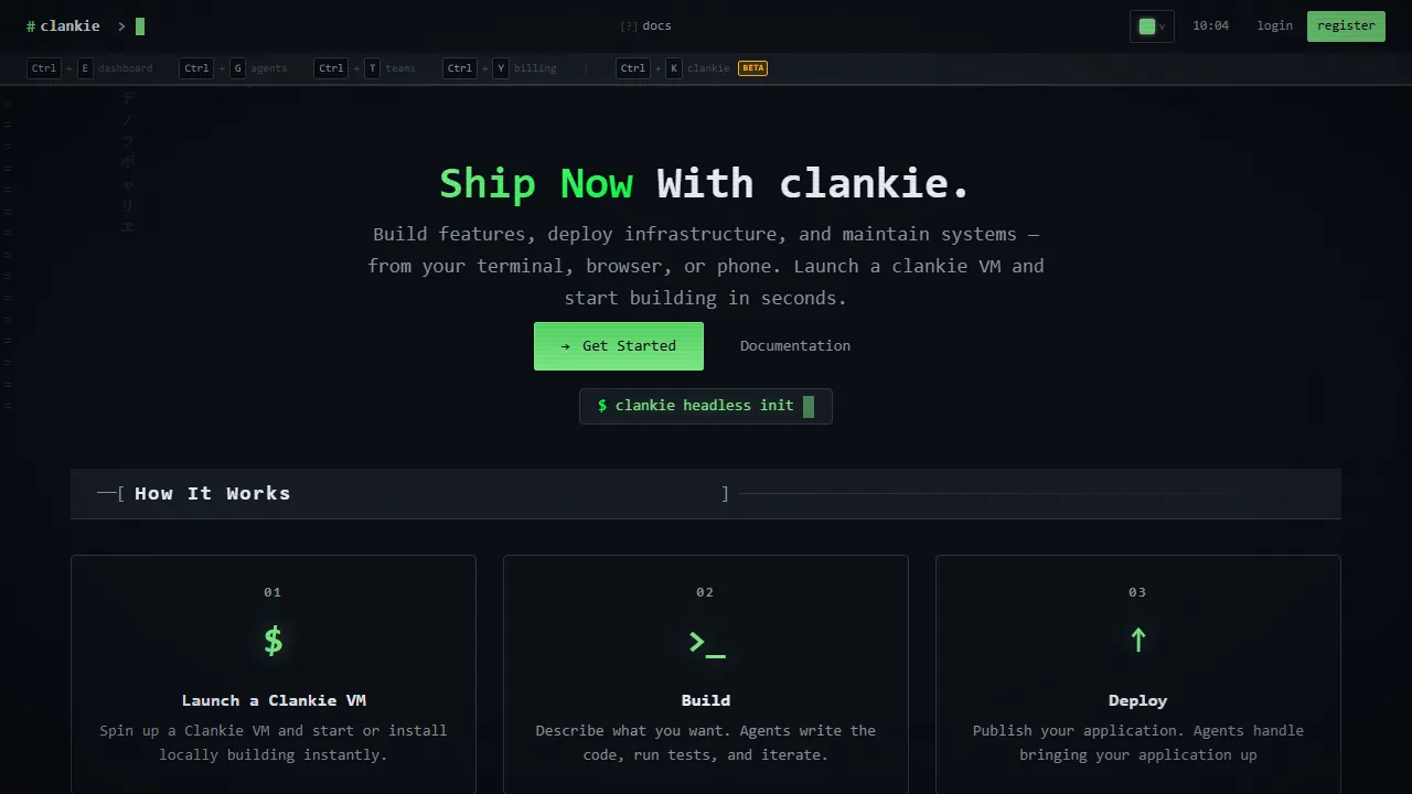clankie.ai - AI Video Maker Free Online Tool screenshot