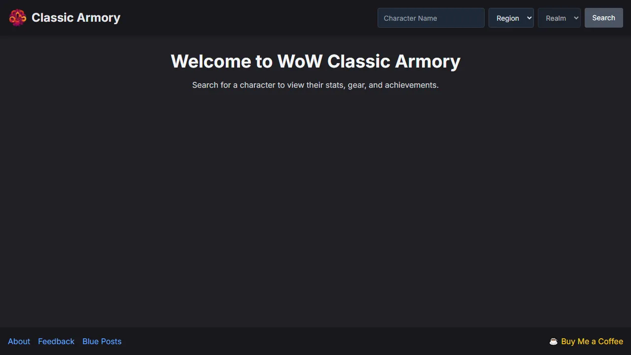 classic-armory.net - WoW Classic Database for Gamers screenshot
