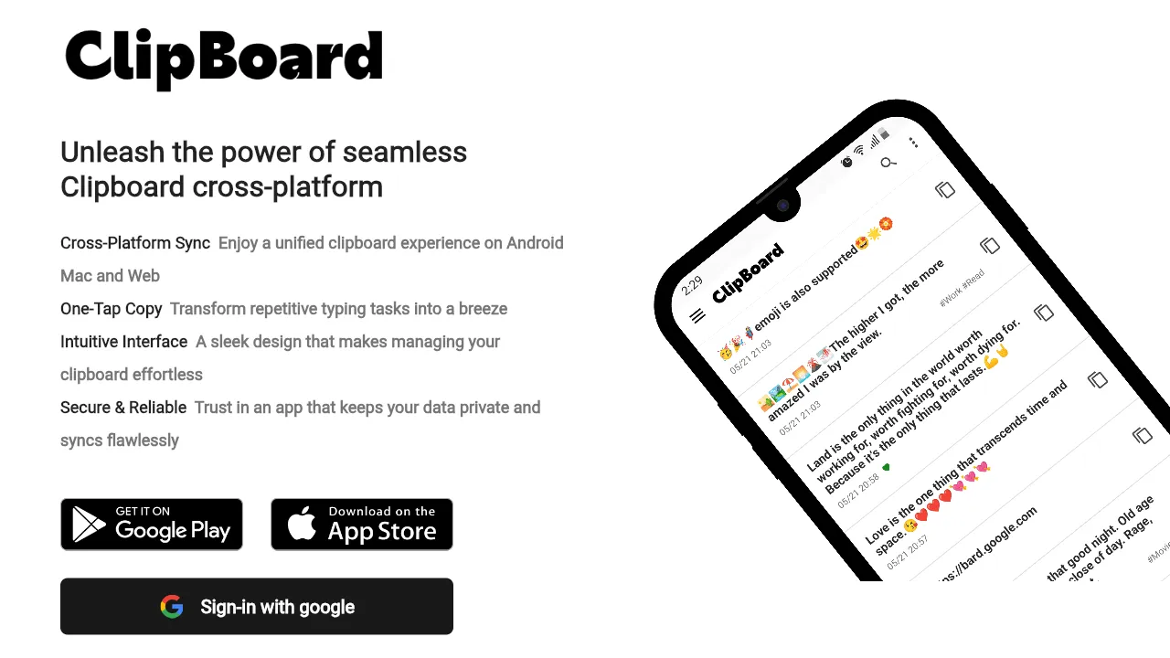 clipboardhistory.app - Clipboard History Tool For Mac screenshot