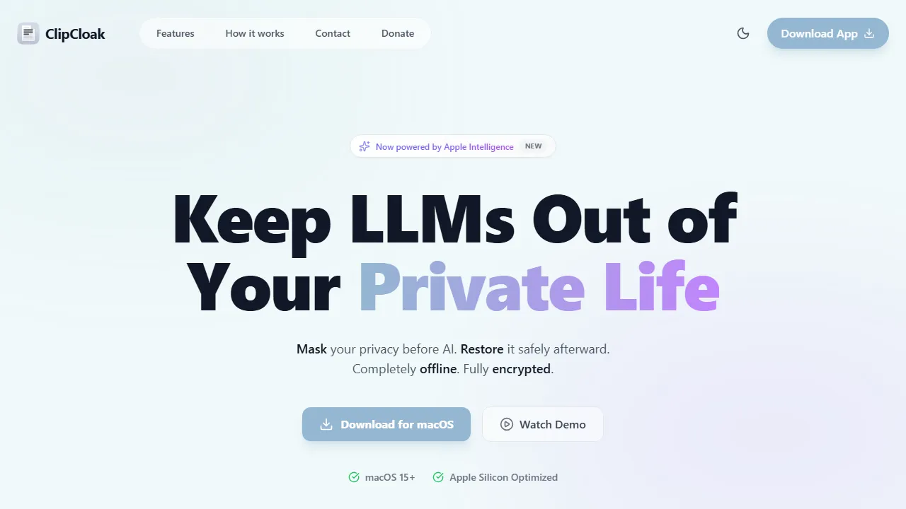 clipcloak.cc - Free Privacy Policy Generator Tool Online screenshot