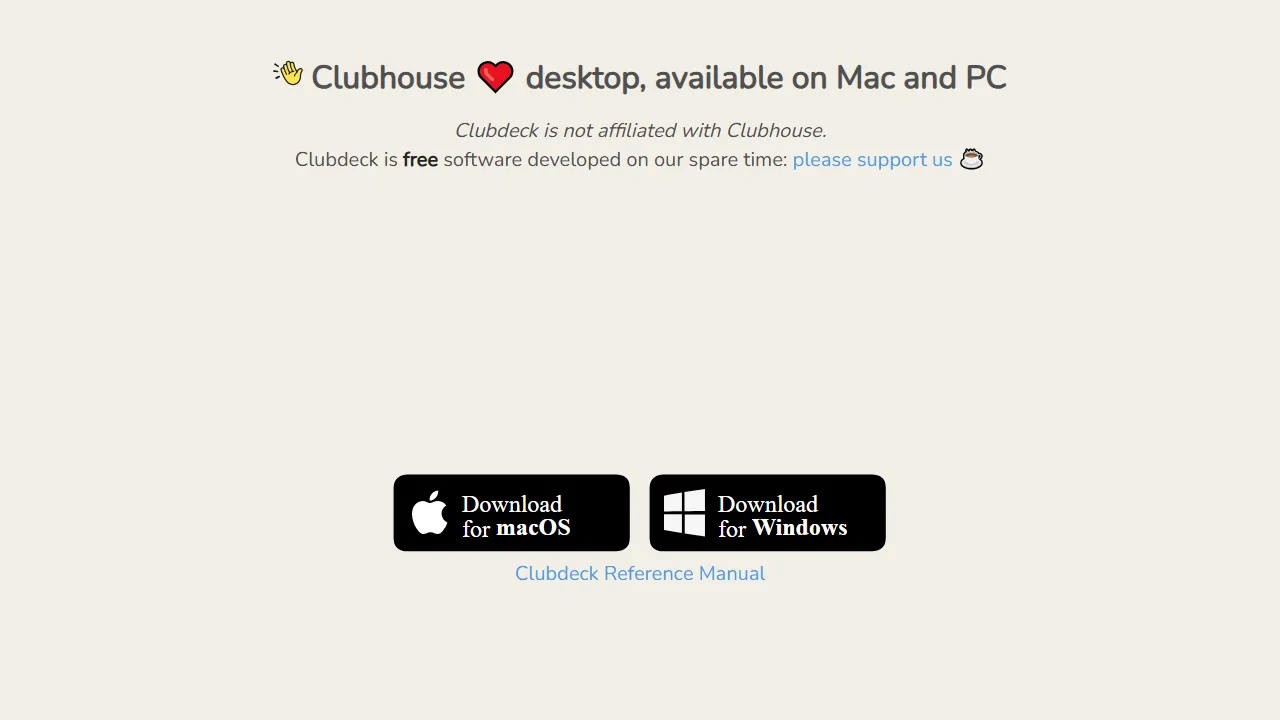 clubdeck.app - Social Audio Platform For Networking screenshot