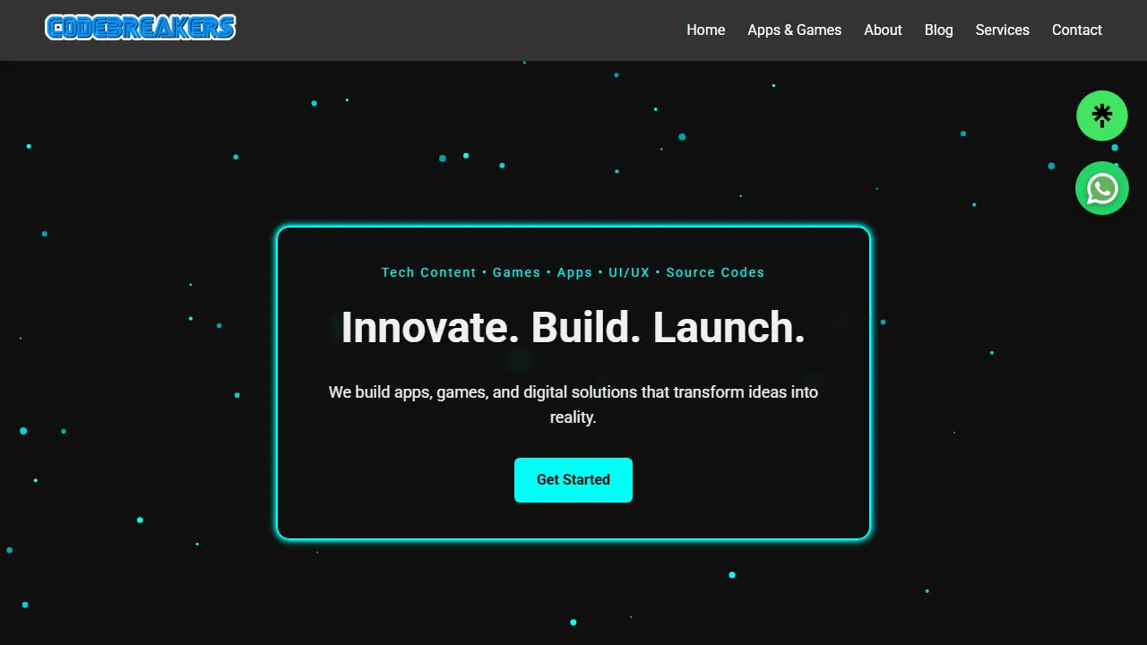 codebreakers.co.ke - Mobile App Development for PC Gaming and Utilities screenshot