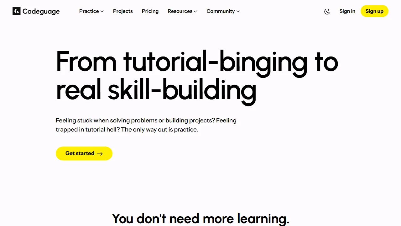 codeguage.com - Online Web Programming Course For Developers screenshot