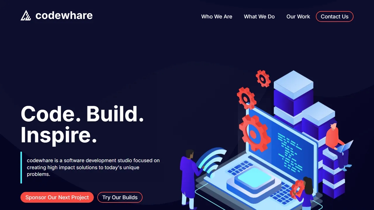 codewhare.com - Adaptive Software Development Solutions Online screenshot