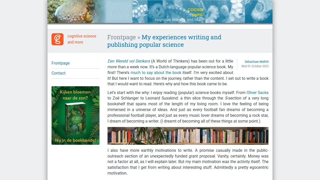 cogsci.nl - Open Source Scientific Software Community screenshot