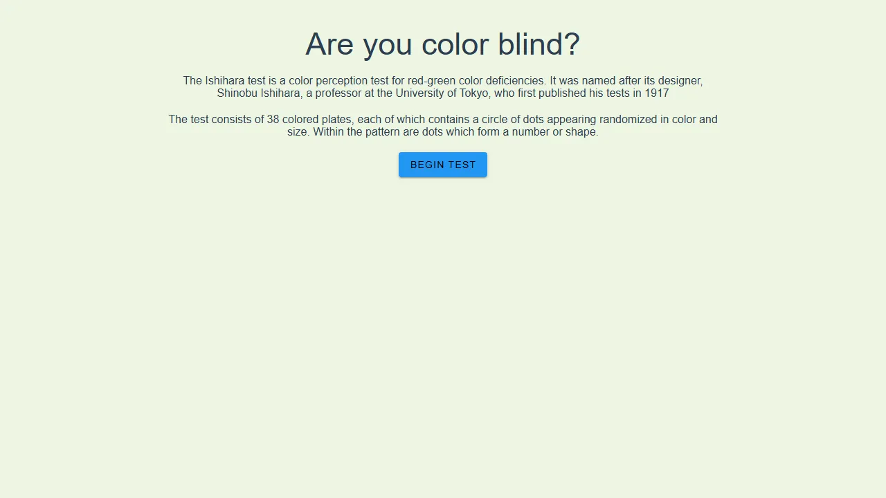 colorblind-test.com - Free Color Blindness Test and Checker Online screenshot
