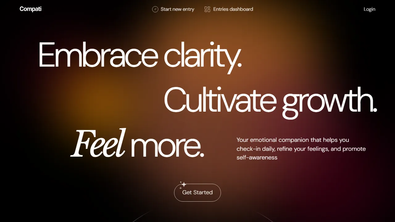 compati.vercel.app - AI-Powered Emotional Intelligence Tool screenshot