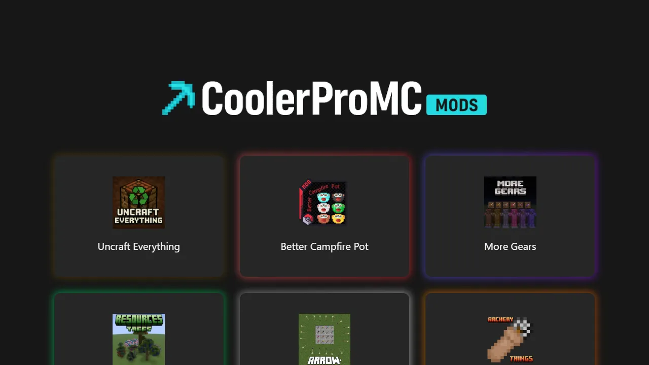 coolerpromc.com - Minecraft Mod Developer With Custom Creations screenshot