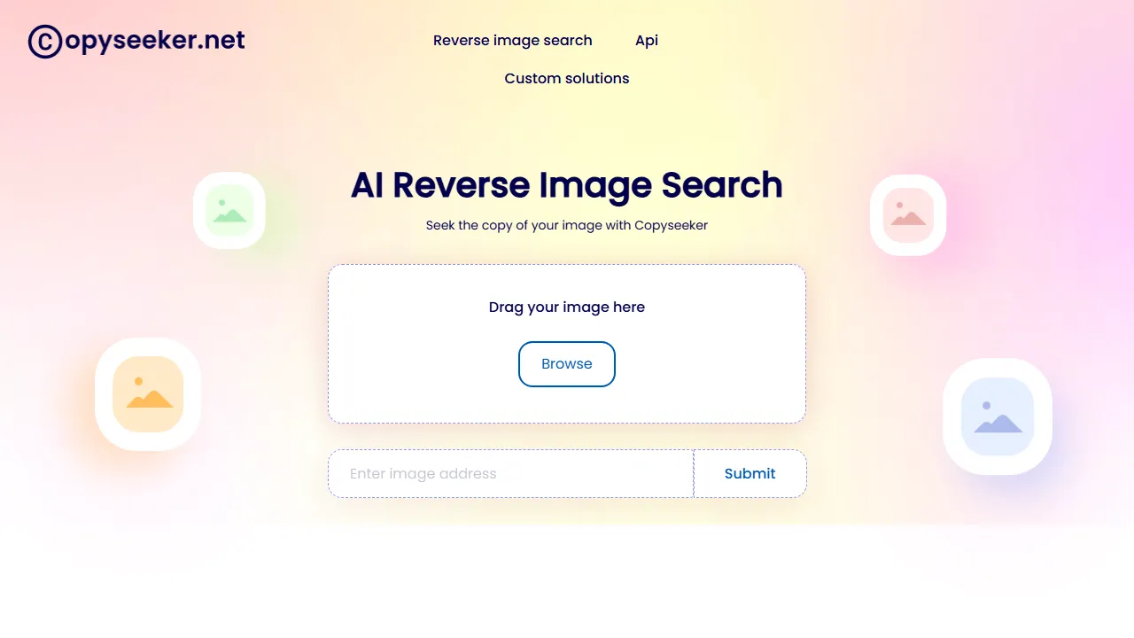 copyseeker.net - Free Reverse Image Search Tool screenshot