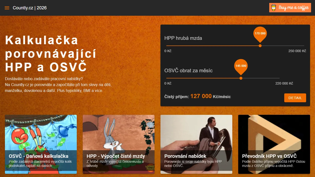 countly.cz - Trusted Analytics Platform for System Design screenshot