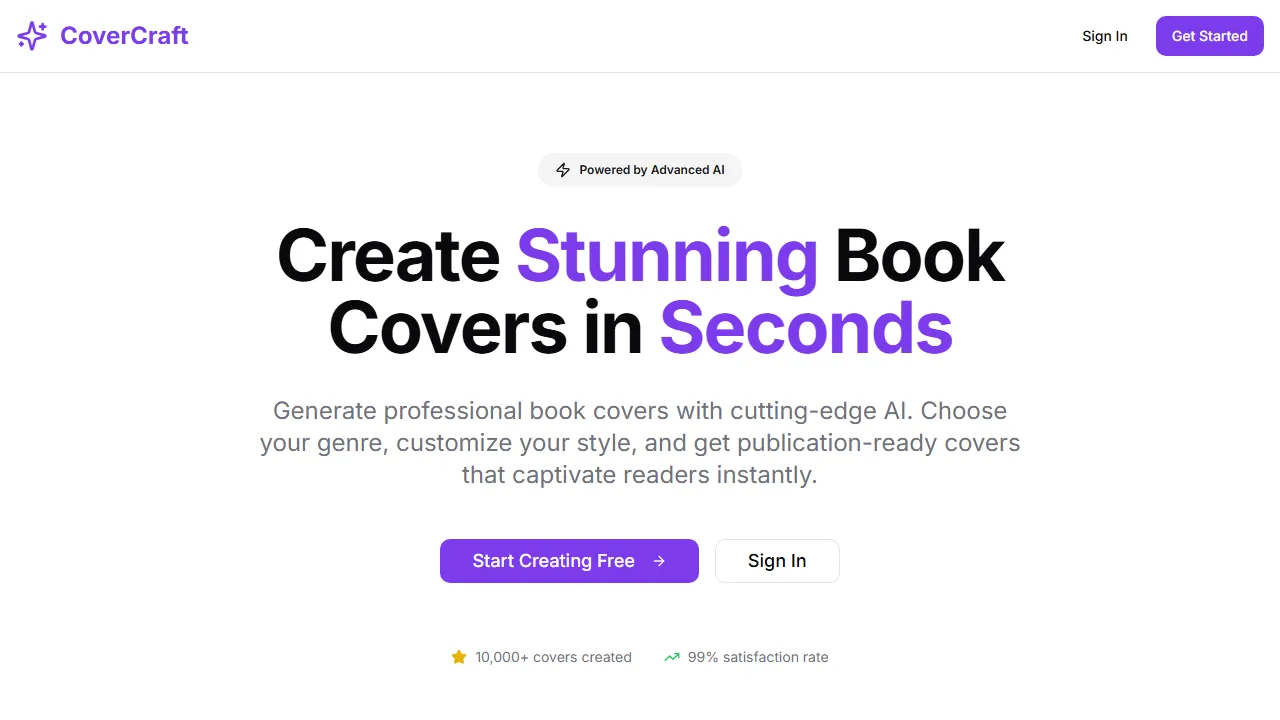 covercraftai.vercel.app - AI Cover Letter Generator for Job Seekers screenshot