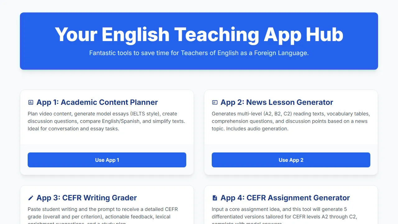 cozy-heliotrope-e9b9c8.netlify.app - Educational Apps for Teachers and Students screenshot