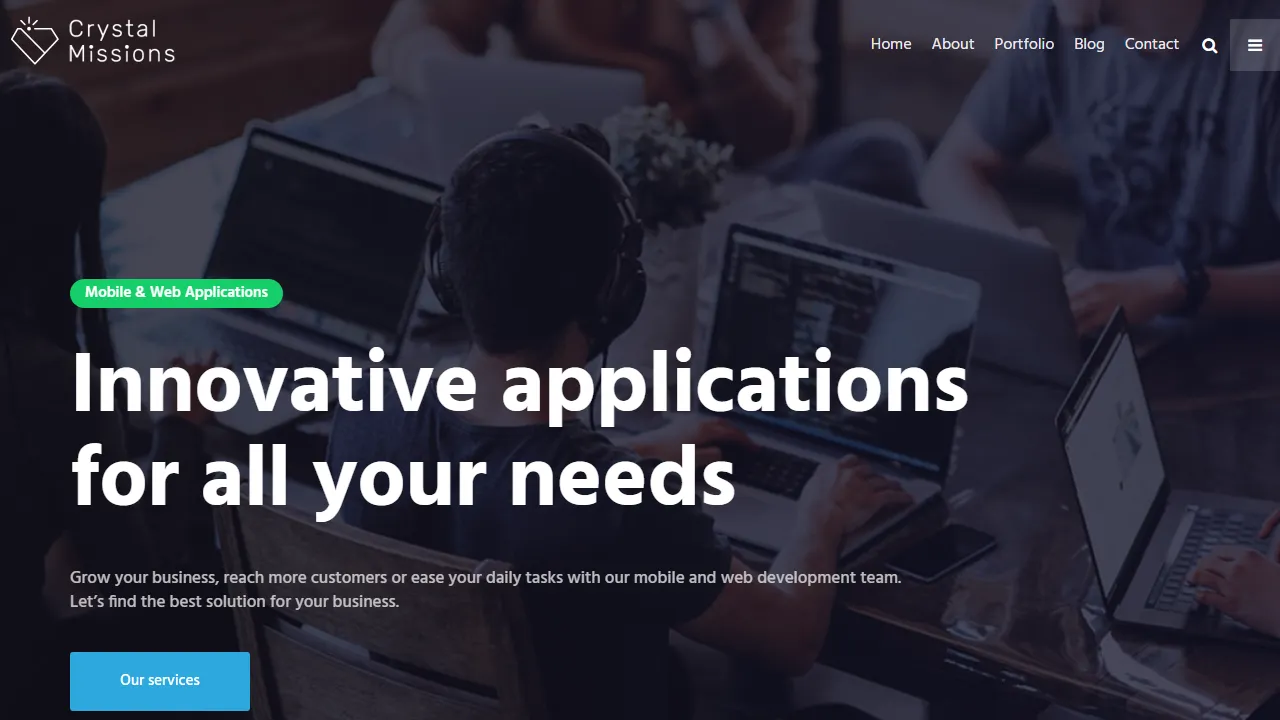 crystalmissions.com - Listen to Worldwide Radio Stations Online screenshot
