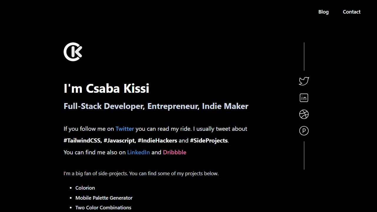csabakissi.com - Free Color Palette Generator and Swatch Tool screenshot