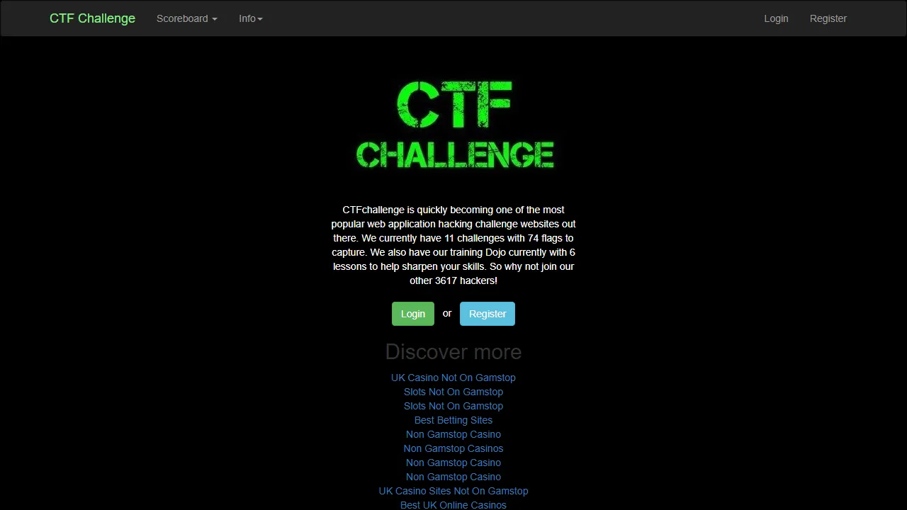 ctfchallenge.co.uk - Donation-Based CTF Platform screenshot