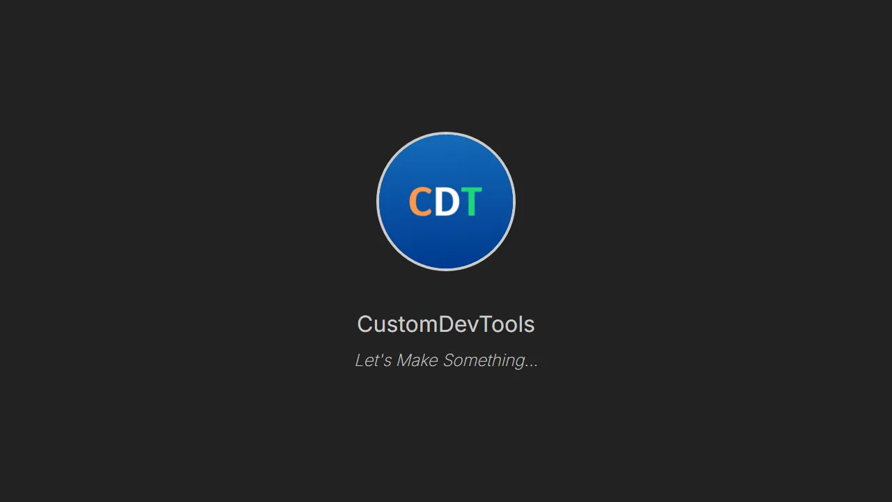 customdevtools.com - Developer Tools to Streamline Build Processes screenshot