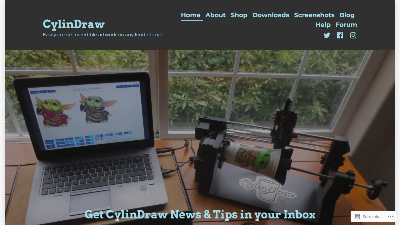 cylindraw.com - Simple Sketch and Draw Tool screenshot