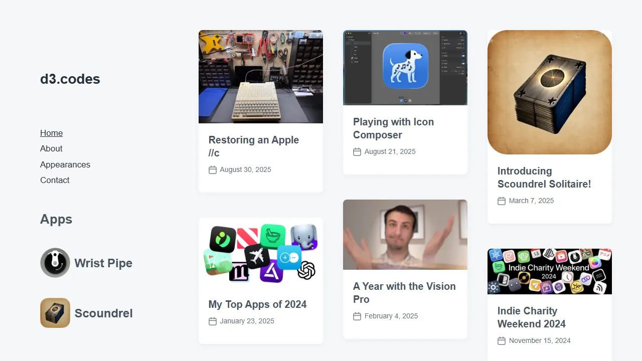 d3.codes - Independent App Development and Support screenshot