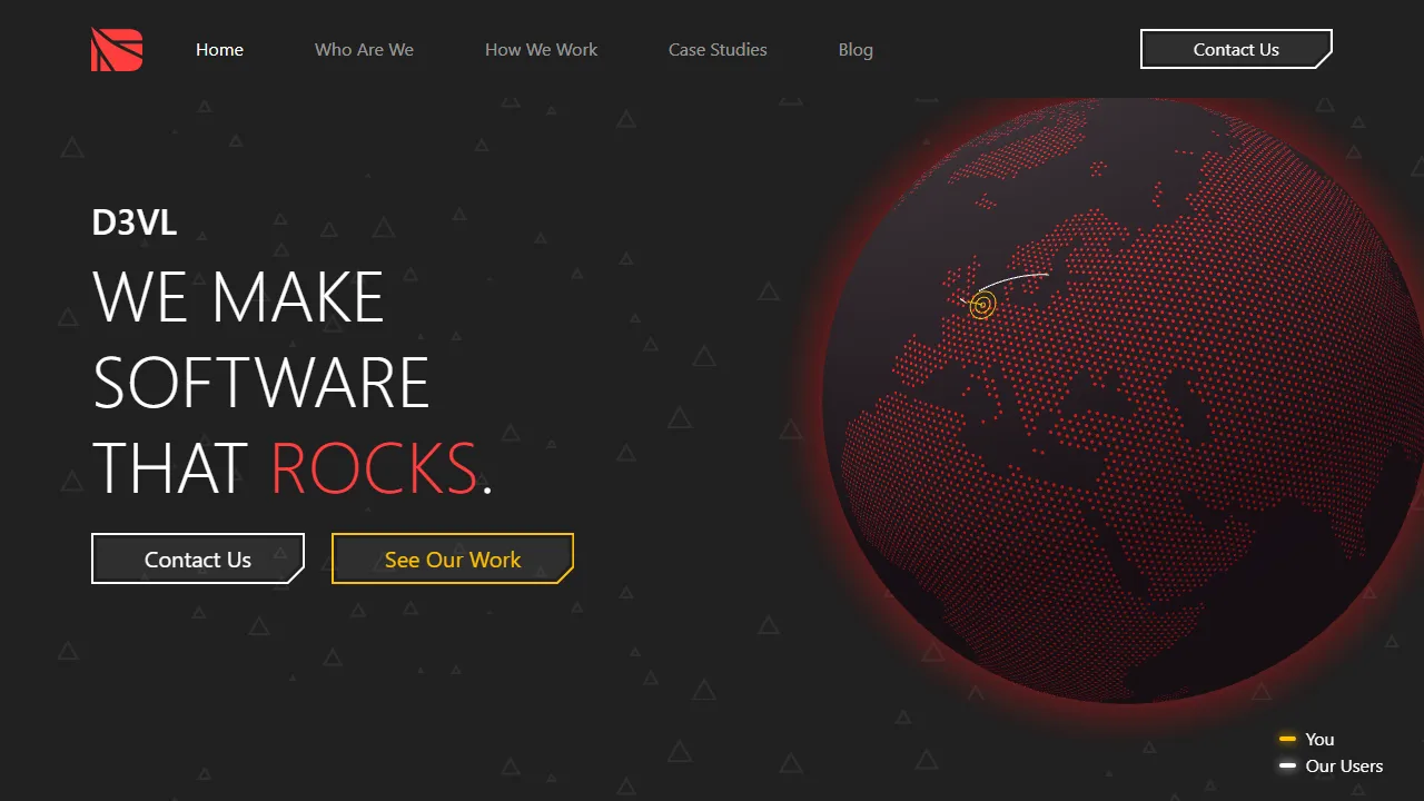 d3vl.com - Bespoke Software Solutions Development Company screenshot