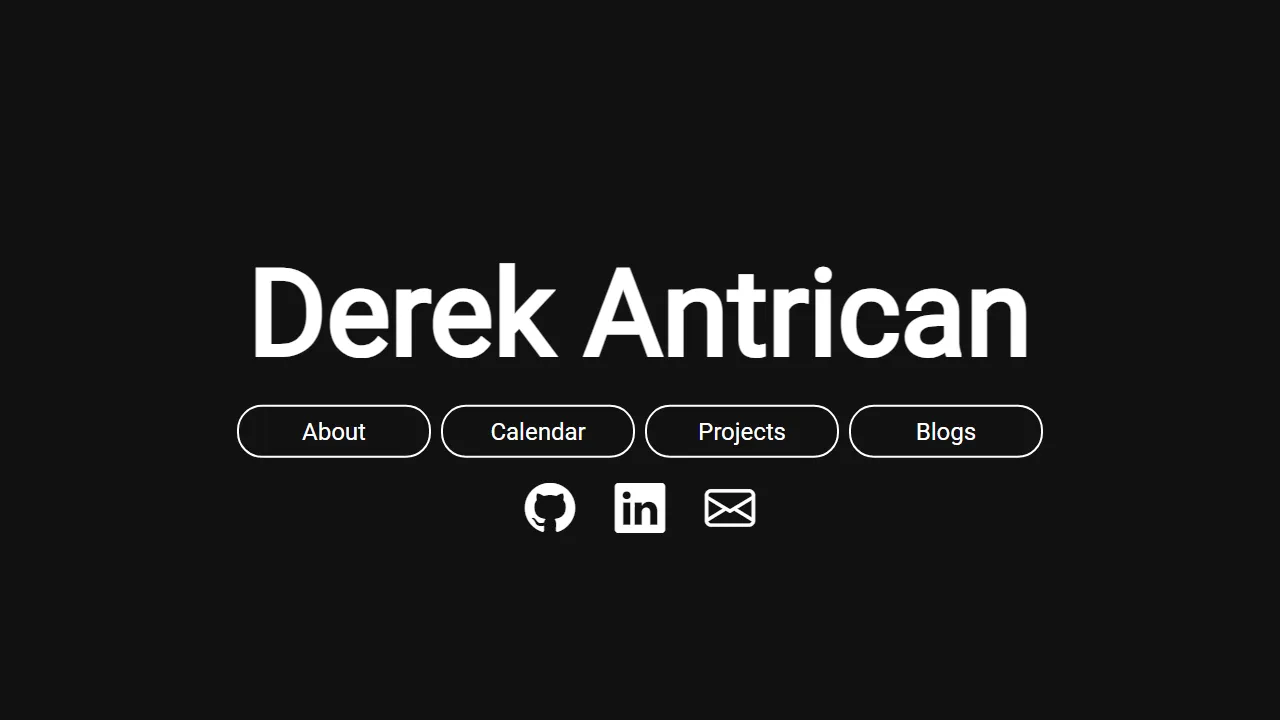 derekantrican.com - Google Calendar Automation for Simplified Workflows screenshot