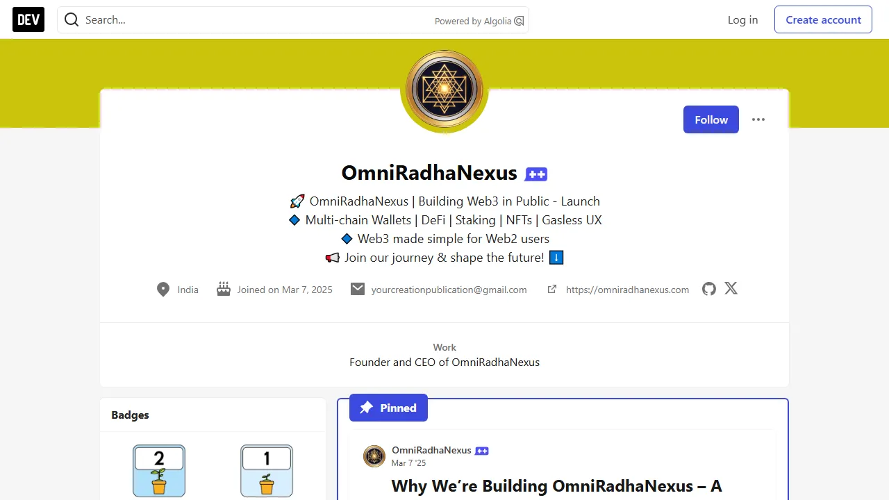 dev.to - Web3 Payment Wallet for Crypto and DeFi screenshot