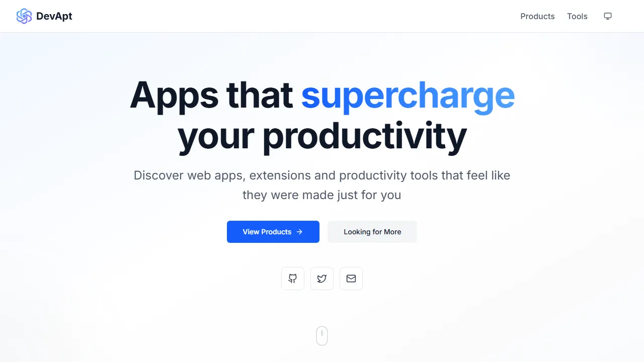 devapt.com - Free Form Builder and More screenshot