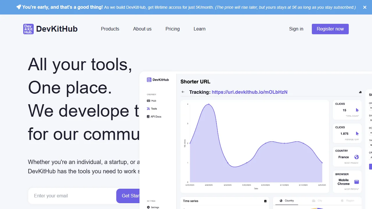 devkithub.io - Developer Tools for Android and Java screenshot