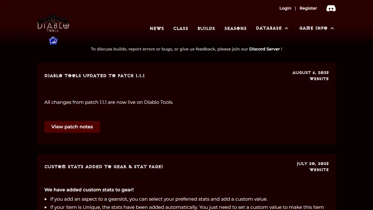 diablo-tools.com - Game Making Software For Developers screenshot