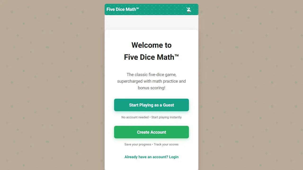 dicemath.app - Engaging Math Games for Interactive Learning screenshot