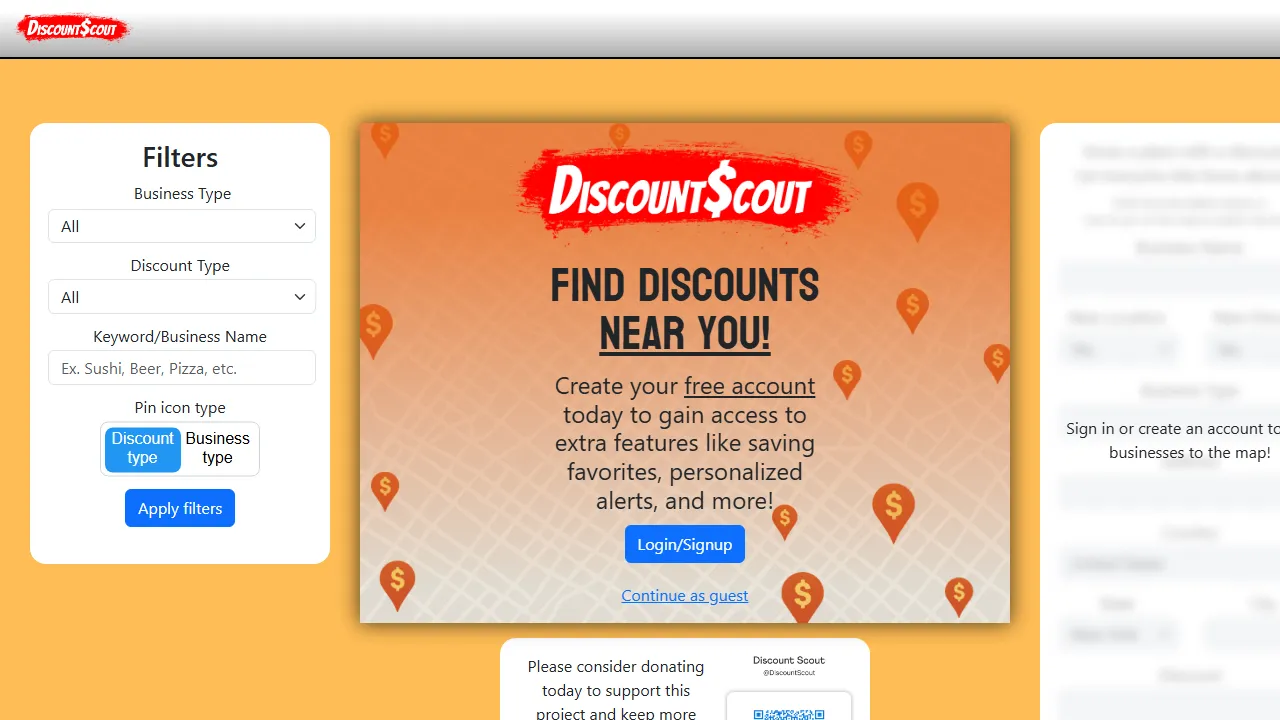 discountscout.net - Community Discount Sharing Platform Online screenshot