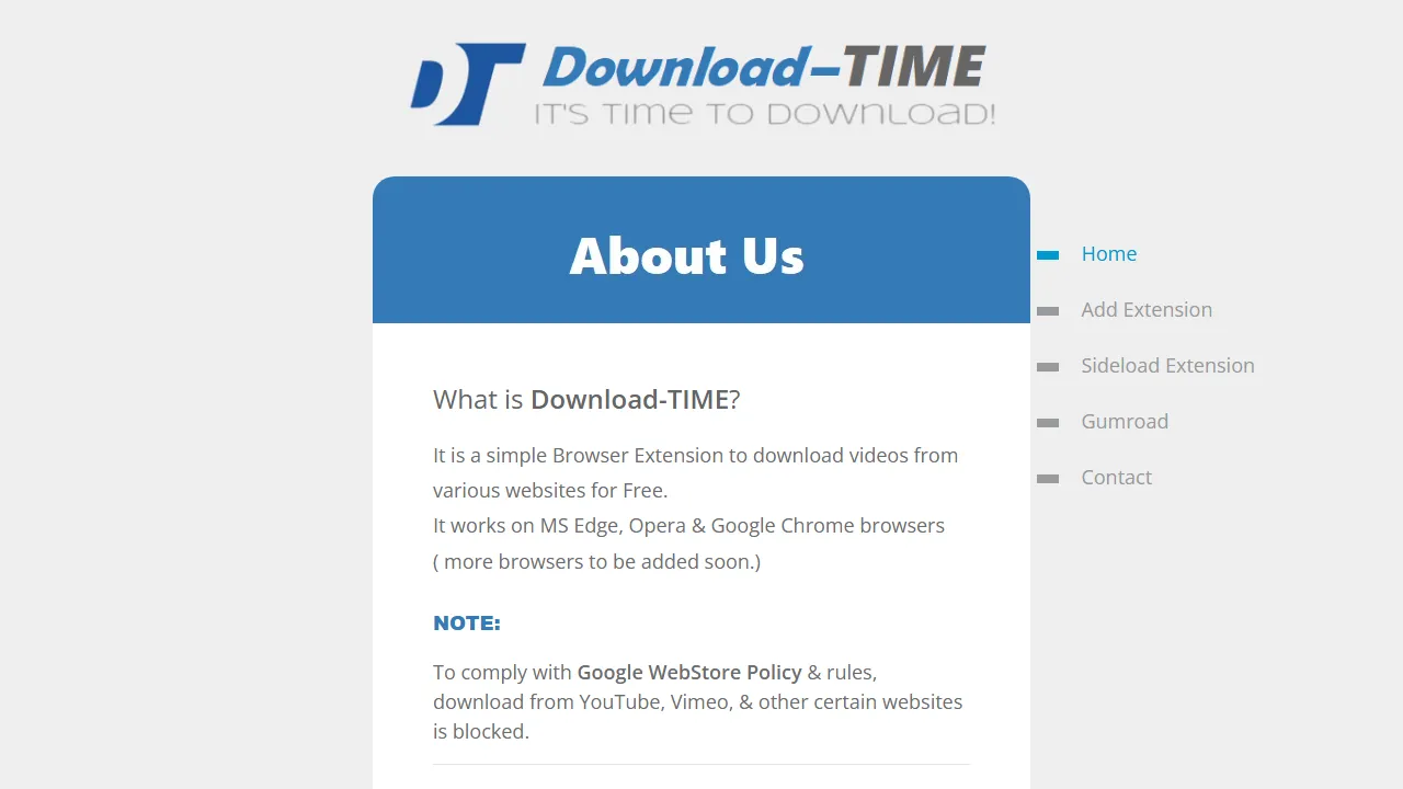 dl-time.com - Chrome Extensions for Google Chrome Web Store screenshot