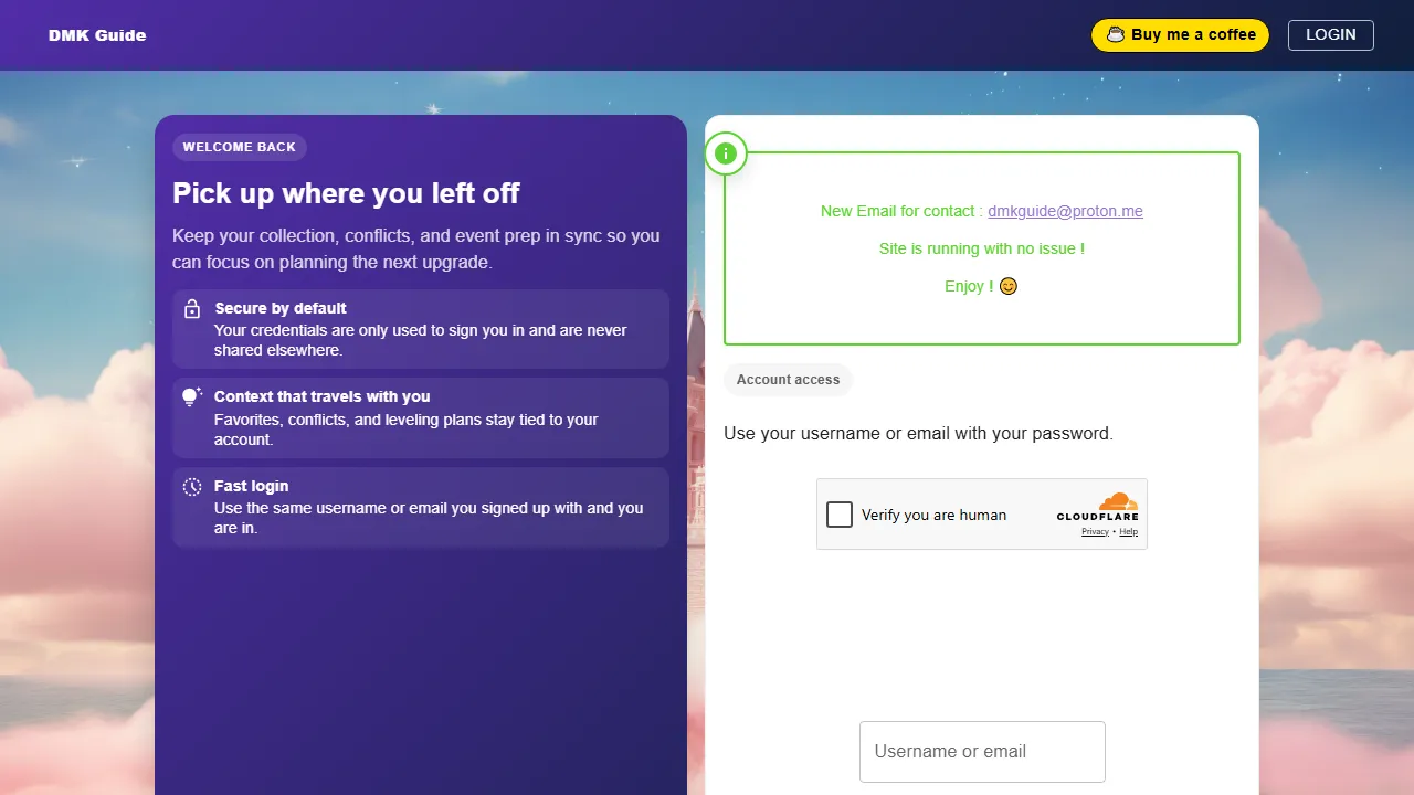 dmk.dylauthi.fr - Game Progress Tracker Online Free To Use screenshot