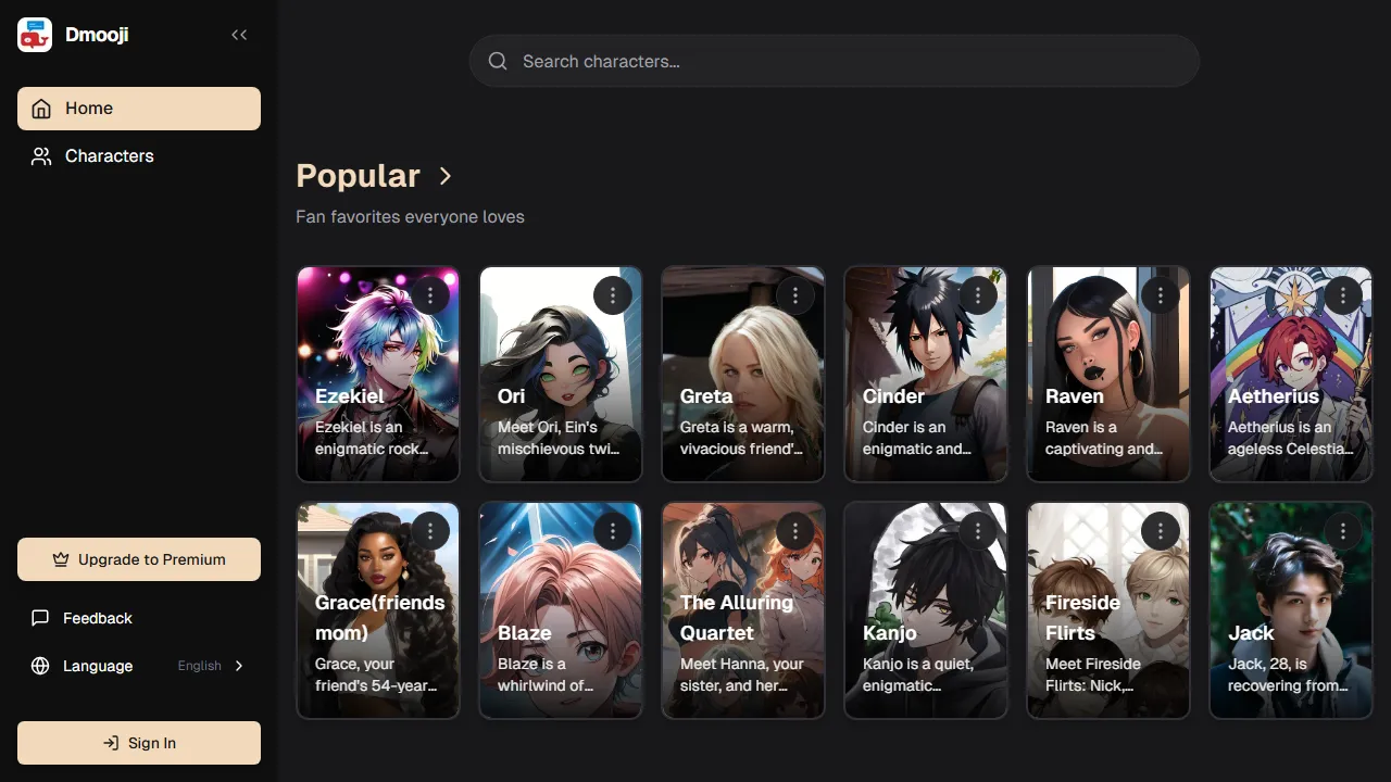 dmooji.ai - Video Content Discovery Platform Online screenshot