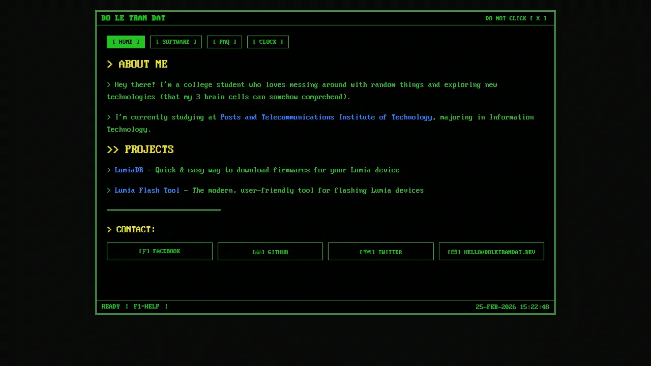 doletrandat.dev - Free Database Management and Exploration screenshot