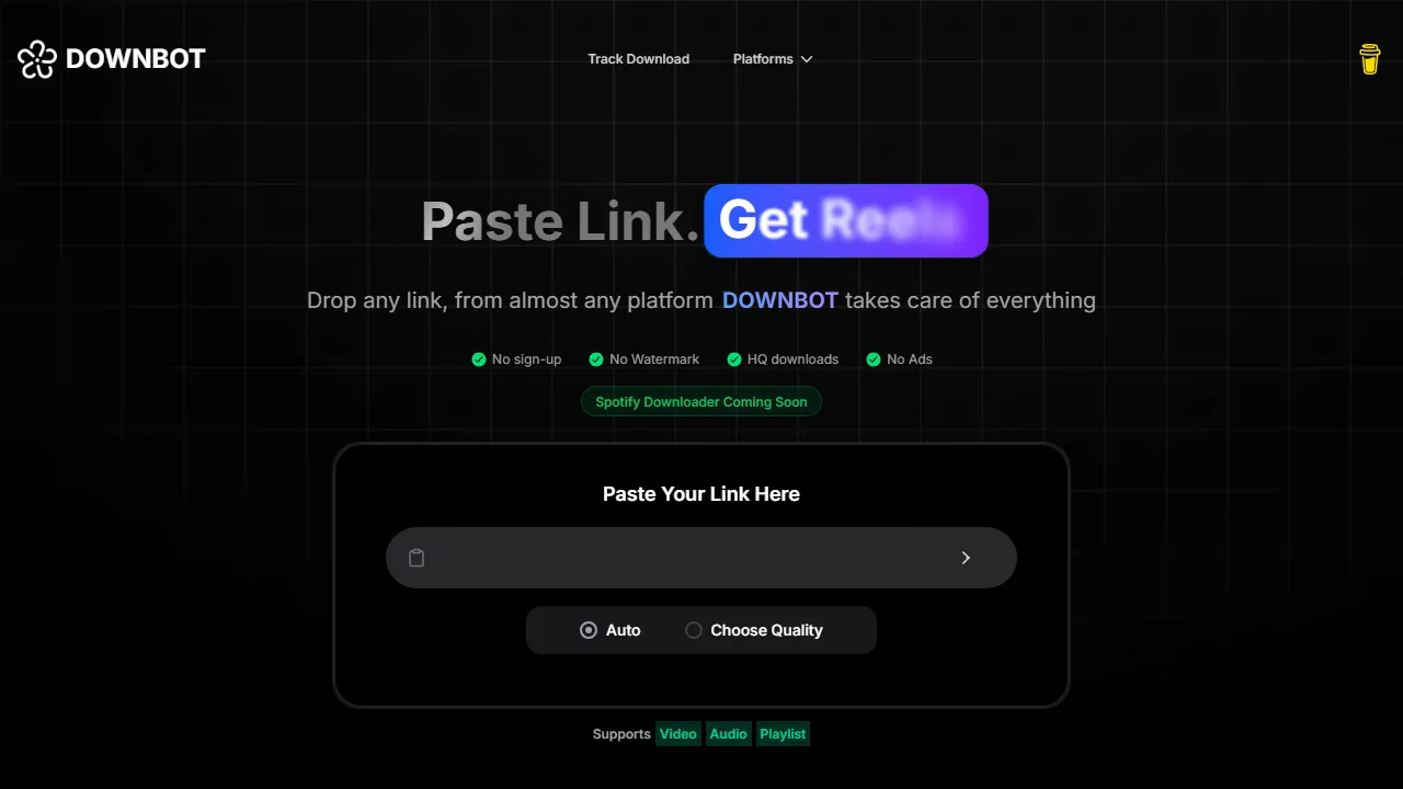 downbot.app - Video Downloader for Instagram and TikTok screenshot