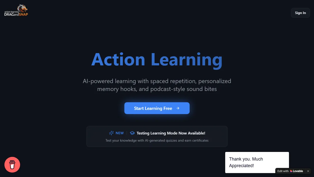 dragandsnap.com - AI Web Application for Data Interaction screenshot